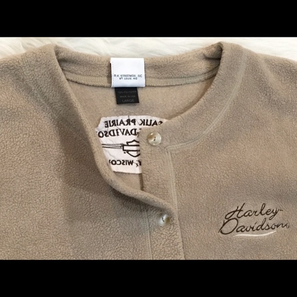 Harley-Davidson chunky button up sweater - Picture 4 of 6